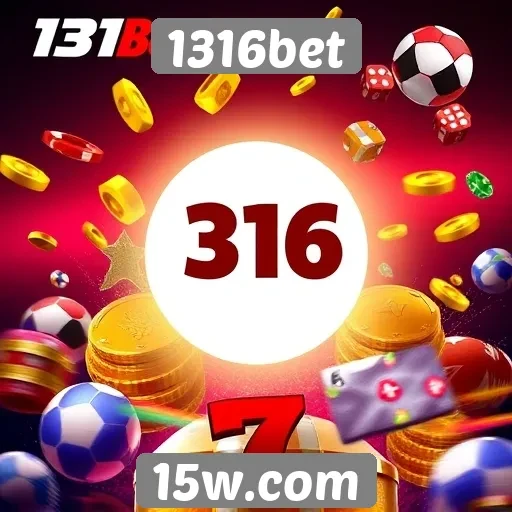 Diversidade de jogos disponíveis no 1316bet
