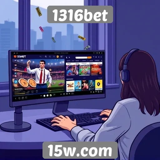 Interface e experiência do usuário no 1316bet