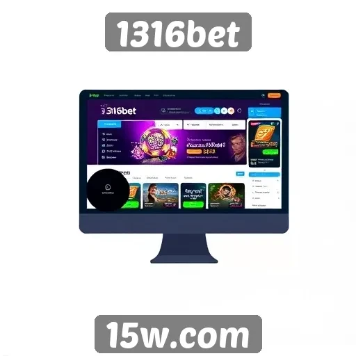 Análise da interface do usuário no site 1316bet