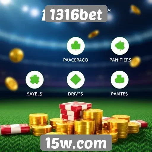 Opções de pagamento disponíveis no 1316bet