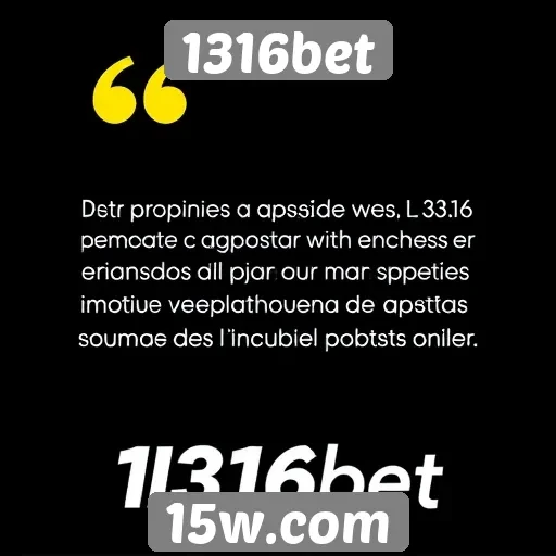 Opiniões de usuários sobre 1316bet