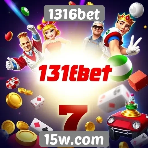 Diversidade de jogos disponíveis na 1316bet