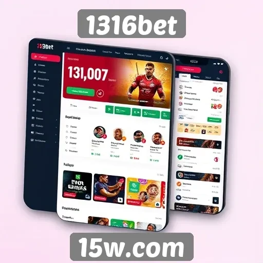 Usabilidade e design do site 1316bet