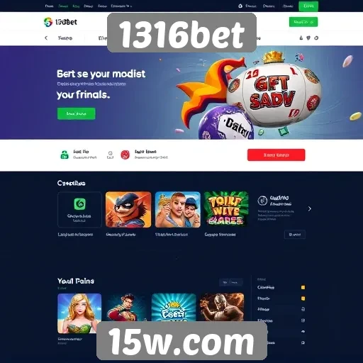 Análise da interface do usuário do site 1316bet