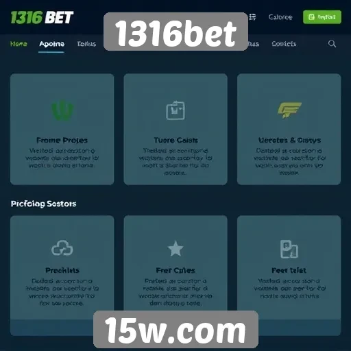 Análise das funcionalidades do site 1316bet