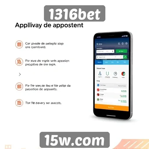 Funcionalidade do aplicativo móvel da 1316bet